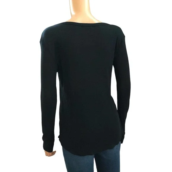 LNA Strappy Tshirt Long Sleeve Scoop Neck Lightweight - Picture 5 of 6
